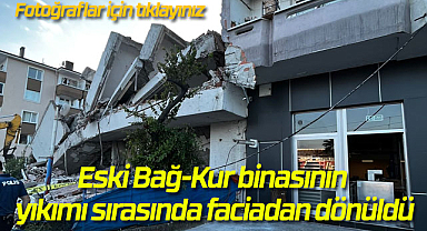 Samsun'da eski Bağ-Kur binasının yıkımı sırasında faciadan dönüldü! Samsun Valiliği açıklama yaptı