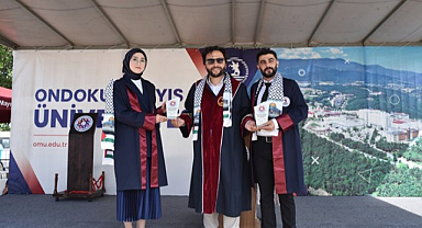 OMÜ İlahiyat Fakültesinde Mezuniyet Sevinci! Samsun Haberleri