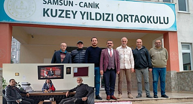 Kuzey Yıldızı Ortaokulu Müdürü Celal Boz emekli oldu