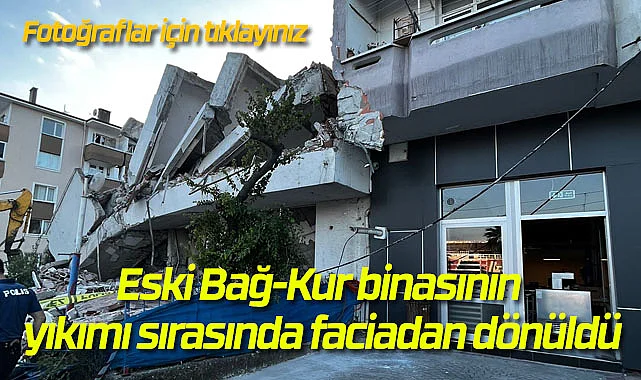 Samsun'da eski Bağ-Kur binasının yıkımı sırasında faciadan dönüldü! Samsun Valiliği açıklama yaptı