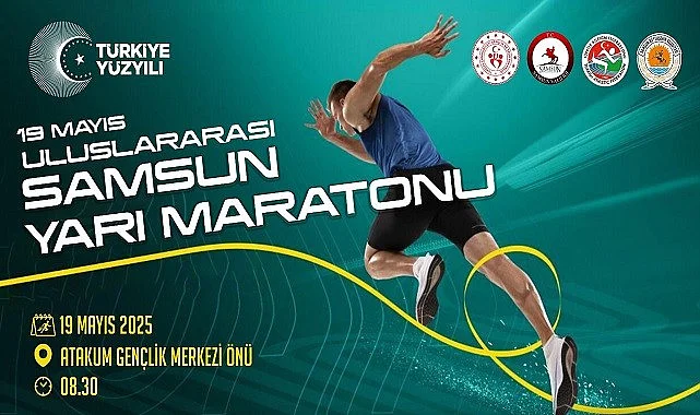 Samsun'da 19 Mayıs Uluslararası Yarı Maratonu! Katılım ücretsiz