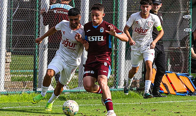 Samsunspor U19 Trabzonspor ile 2-2 berabere kaldı