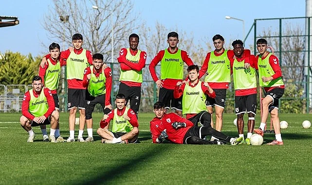 SAMSUNSPOR U19 TAKIMI, GALATASARAY MAÇI HAZIRLIKLARINI TAMAMLADI