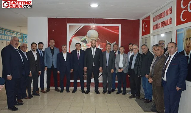 MHP Havza İlçe Başkanlığında Bayramlaşma Yoğunluğu