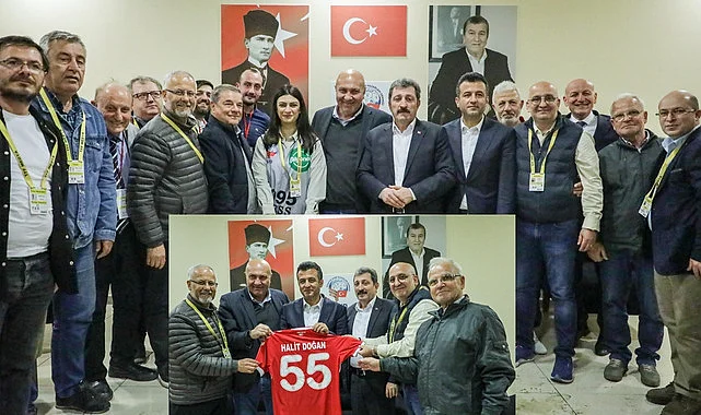 Samsun protokolünden devre arası basın mensuplarına ziyaret