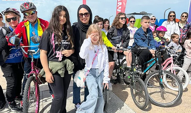 Ekolojik Yaşam Bisiklet Derneği ve Samsun Sınav Koleji'nden Anneler Günü Bisiklet Turu