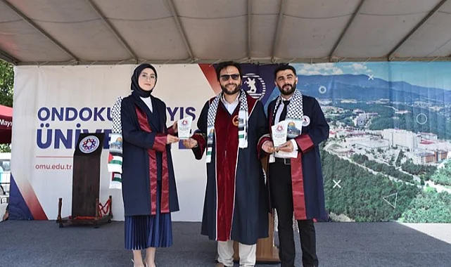 OMÜ İlahiyat Fakültesinde Mezuniyet Sevinci! Samsun Haberleri