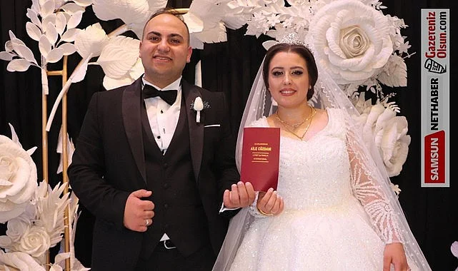 Merve Uysal ve Mustafa Sarı dünya evine girdi