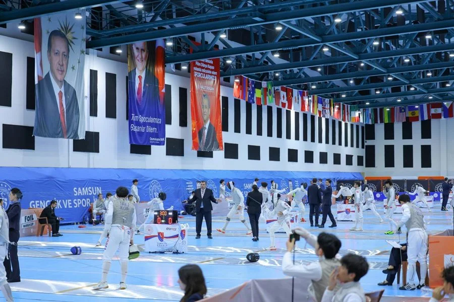 Samsun’da Flöre Dünya Kupası Heyecanı! 52 Ülkeden 606 Sporcu - Fotoğraf 8