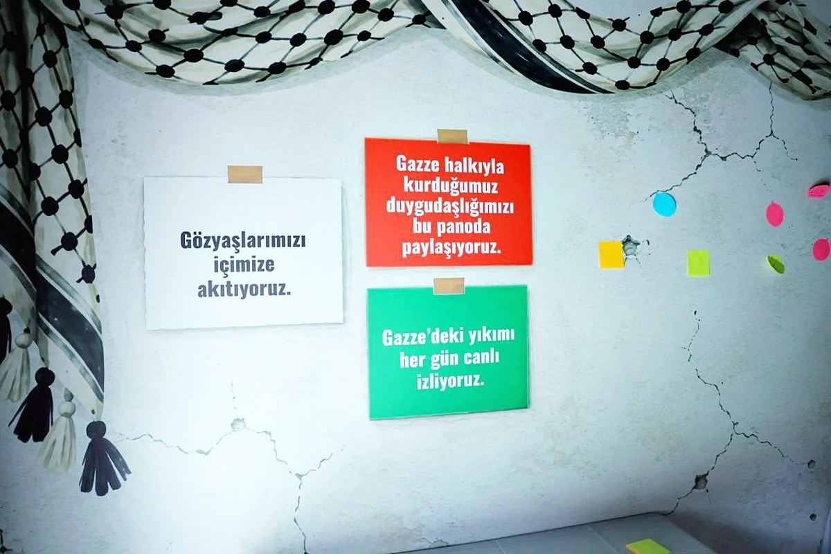 Samsun'dan Gazze için güçlü bir mesaj : Direnişin Muştusu Gazze - Fotoğraf 3