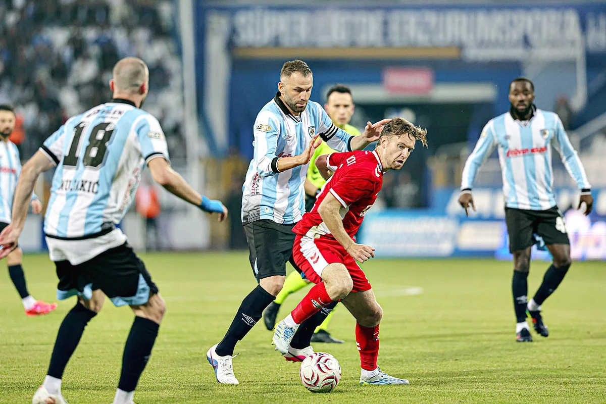 Samsunspor’un Erzurum’da Yüzü Gülmedi, Samsunspor Erzurumspor maç fotoğrafları - Fotoğraf 7