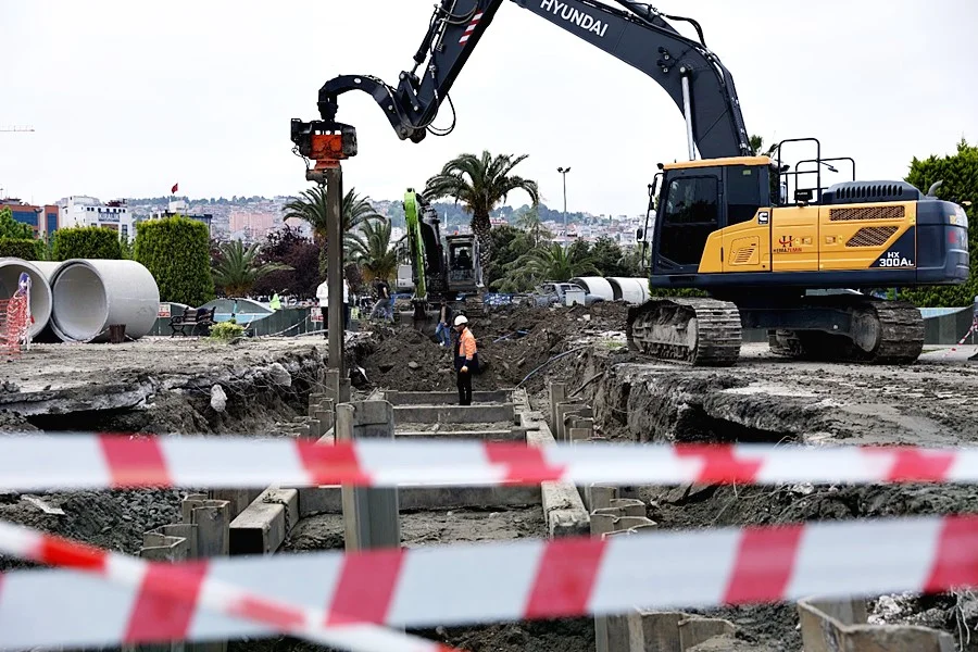 Samsun'da İlkadım'ın ana atık su hattı güçleniyor - Fotoğraf 1