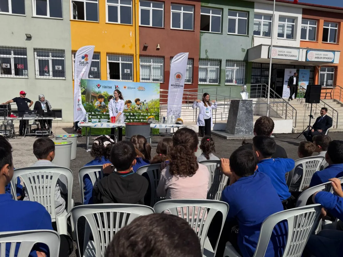 Samsun Bilim Samsun Köy Okullarında! Uzay Atölyesi Kavak’ta - Fotoğraf 10
