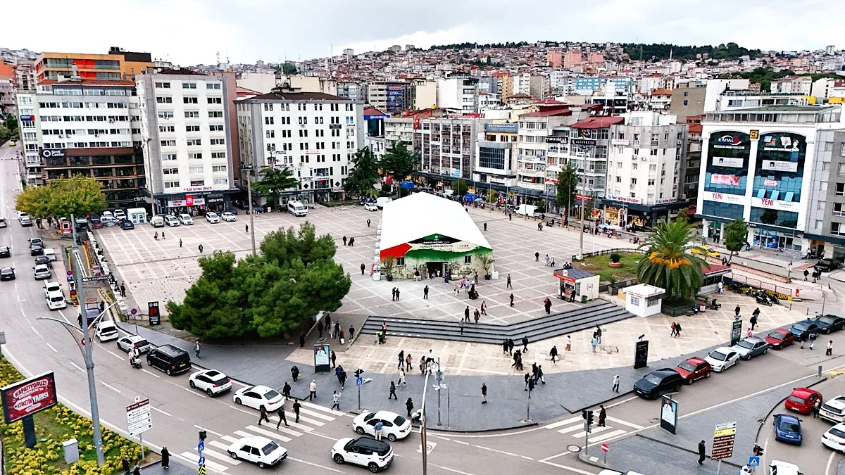 Samsun'dan Gazze için güçlü bir mesaj : Direnişin Muştusu Gazze - Fotoğraf 2