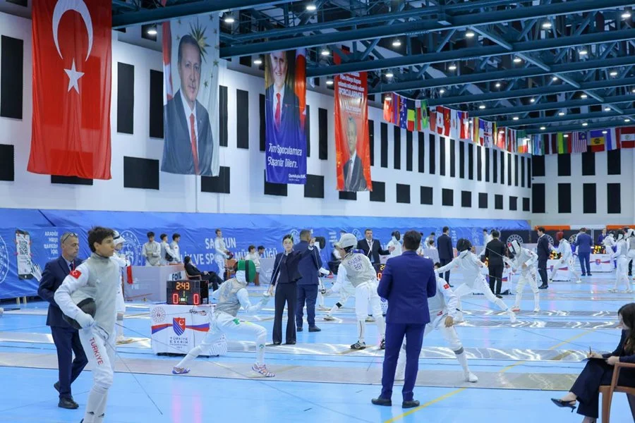 Samsun’da Flöre Dünya Kupası Heyecanı! 52 Ülkeden 606 Sporcu - Fotoğraf 5