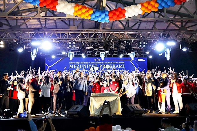 SAMSUN KEŞİF KAMPÜSÜ VE CANİK ÖZDEMİR BAYRAKTAR KEŞİF KAMPÜSÜ İLK MEZUNLARINI VERDİ - Resim 6