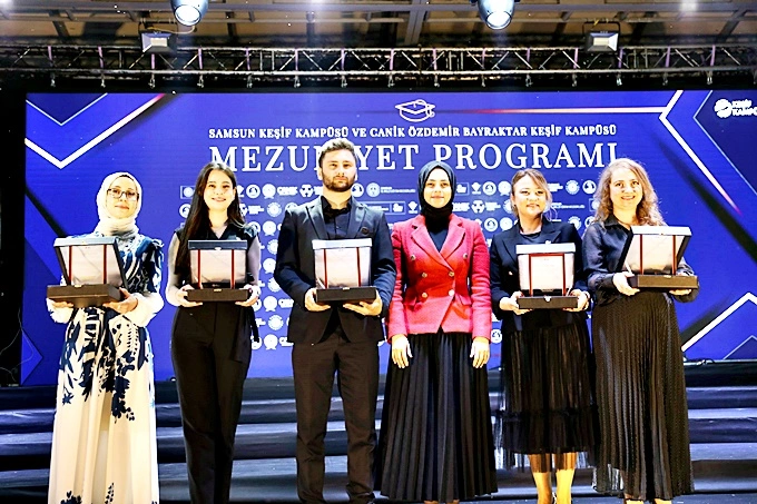 SAMSUN KEŞİF KAMPÜSÜ VE CANİK ÖZDEMİR BAYRAKTAR KEŞİF KAMPÜSÜ İLK MEZUNLARINI VERDİ - Resim 20