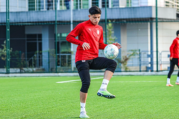 Samsunspor U17 Trabzonspor maçına hazırlanıyor - Resim 4