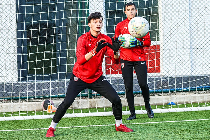 Samsunspor U17 Trabzonspor maçına hazırlanıyor - Resim 6