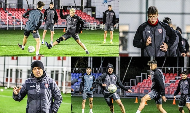 Samsunspor U19 Boluspor maçı hazırlıklarına başladı - Resim 1