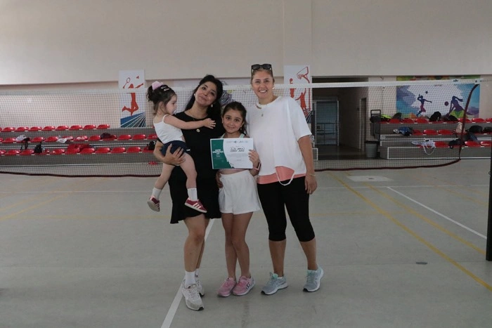 Veliler ve çocukları badmintonda yarıştı! Samsun spor haberleri - Resim 8