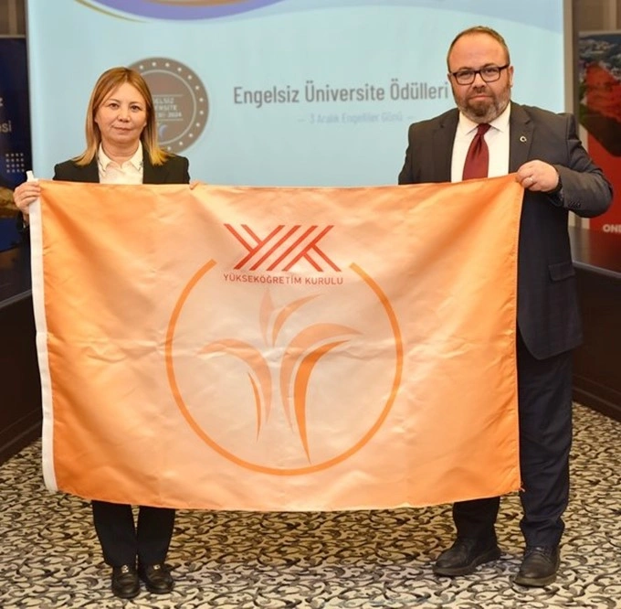 OMÜ Engelsiz Üniversite Ödülleri'nde 8 Turuncu Bayrak ödülüne layık görüldü - Resim 11