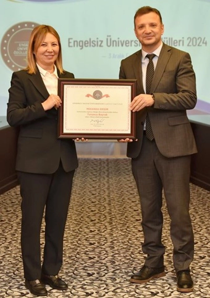 OMÜ Engelsiz Üniversite Ödülleri'nde 8 Turuncu Bayrak ödülüne layık görüldü - Resim 17