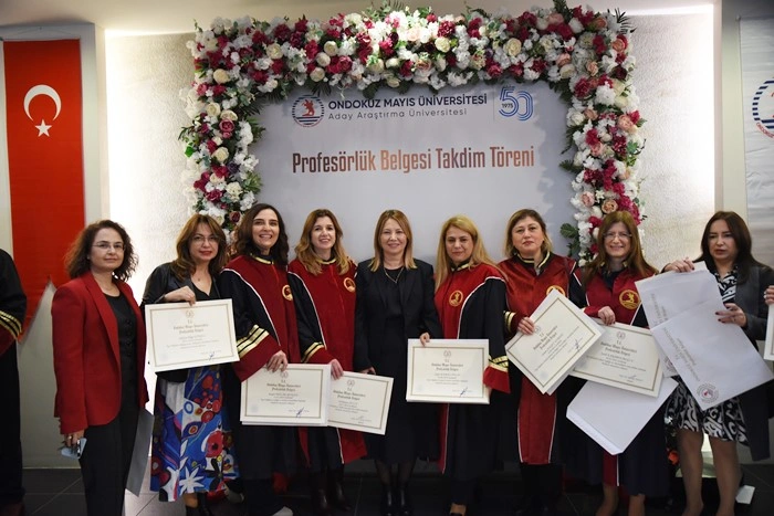 Samsun'da 155 Akademisyen Profesörlük Belgelerini Törenle Teslim Aldı - Resim 5
