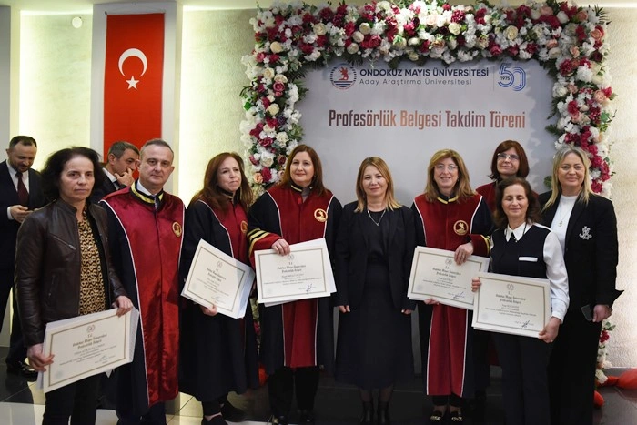 Samsun'da 155 Akademisyen Profesörlük Belgelerini Törenle Teslim Aldı - Resim 7