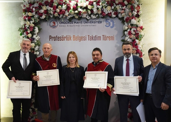 Samsun'da 155 Akademisyen Profesörlük Belgelerini Törenle Teslim Aldı - Resim 8