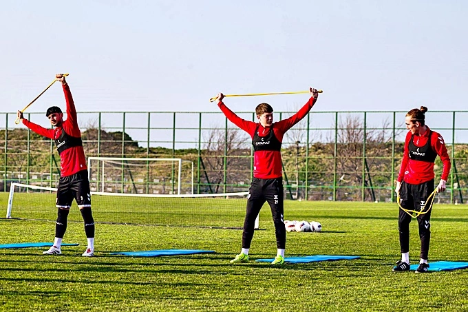 Samsunspor U19 Takımı Bodrum FK Maçı Hazırlıklarına Başladı - Resim 1