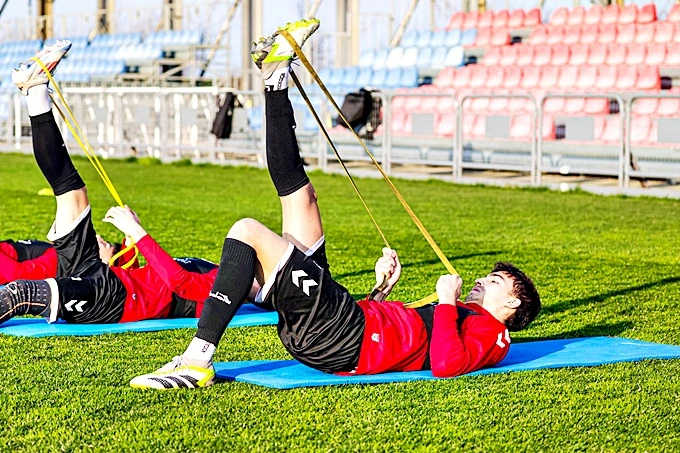 Samsunspor U19 Takımı Bodrum FK Maçı Hazırlıklarına Başladı - Resim 4