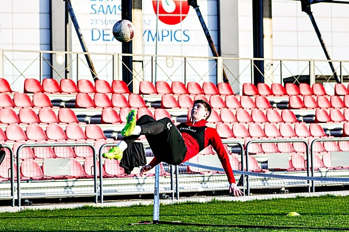 Samsunspor U19 Takımı Bodrum FK Maçı Hazırlıklarına Başladı - Resim 8