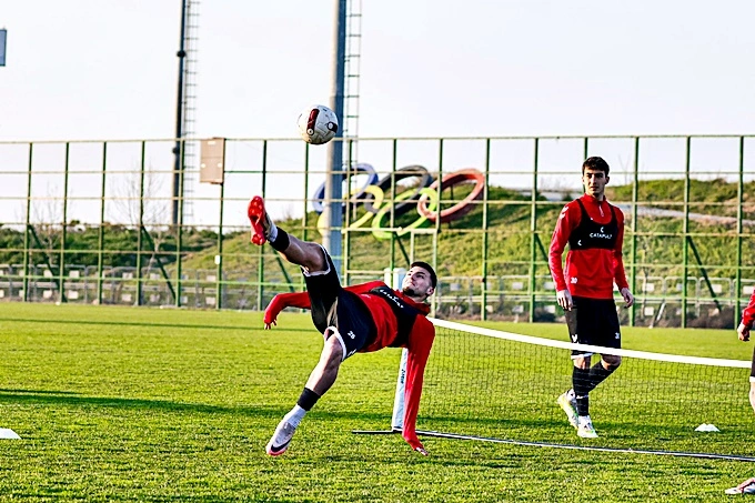 Samsunspor U19 Takımı Bodrum FK Maçı Hazırlıklarına Başladı - Resim 12