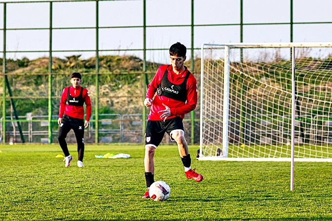 Samsunspor U19 Takımı Bodrum FK Maçı Hazırlıklarına Başladı - Resim 17