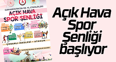 Açık Hava Spor Şenliği başlıyor - Samsun Haberleri