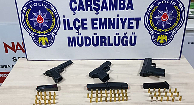 Samsun'da hayalet tabanca yakalandı! Samsun Haberleri