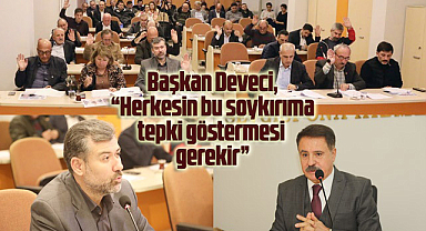 Atakum Belediyesi Meclisi’nden İsrail tepkisi