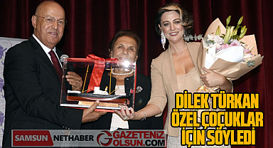 Dilek Türkan'dan özel çocuklara müzik ziyafeti