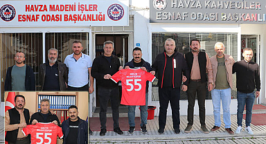 Havza Belediyespor Yönetiminden Sponsorlara Teşekkür Ziyareti