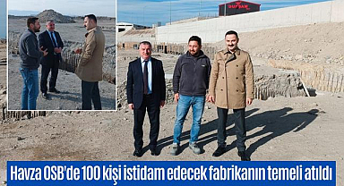 Entegre Harç Sanayi'nin Havza'da temeli atıldı! Havza Haberleri