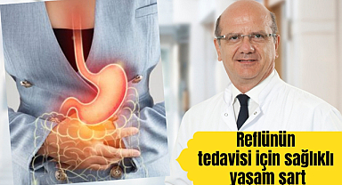 Reflünün tedavisi için sağlıklı yaşam şart