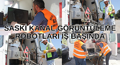 Kameralı robot Samsun'da iş başında!