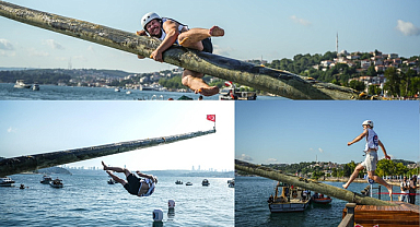 Red Bull Yağlı Direk Coşkusu Eğlenceli Anlara Sahne Oldu