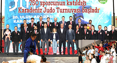 750 sporcunun katıldığı Karadeniz Judo Turnuvası Samsun'da başladı
