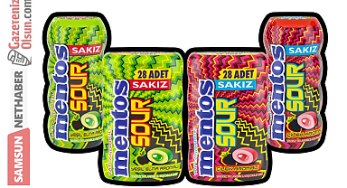 Mentos Sour Sakız raflarda yerini aldı!