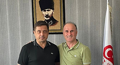Samsun ASKF Başkanı Aydın'dan Samsun TFF Bölge Müdürü Tan'a ziyaret