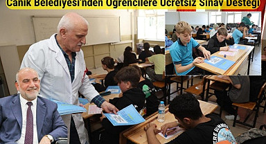 Canik Belediyesi'nden Öğrencilere Ücretsiz Sınav Desteği