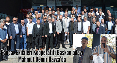 Pancar Ekicileri Kooperatifi Başkan adayı Mahmut Demir Havza’da