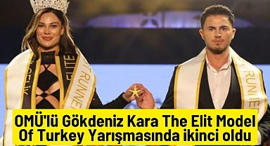 Gökdeniz Kara The Elit Model Of Turkey Yarışmasında ikinci oldu